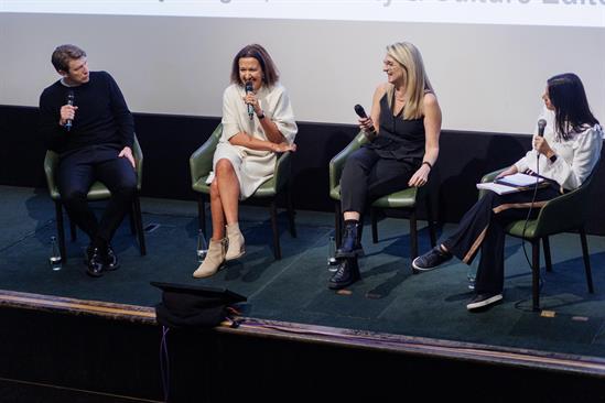 From left to right: Wonderhood Studios' Alex Best, TBWA\London's Larissa Vince, Merkle's Anne Stagg and Campaign's Gurjit Degun at the event